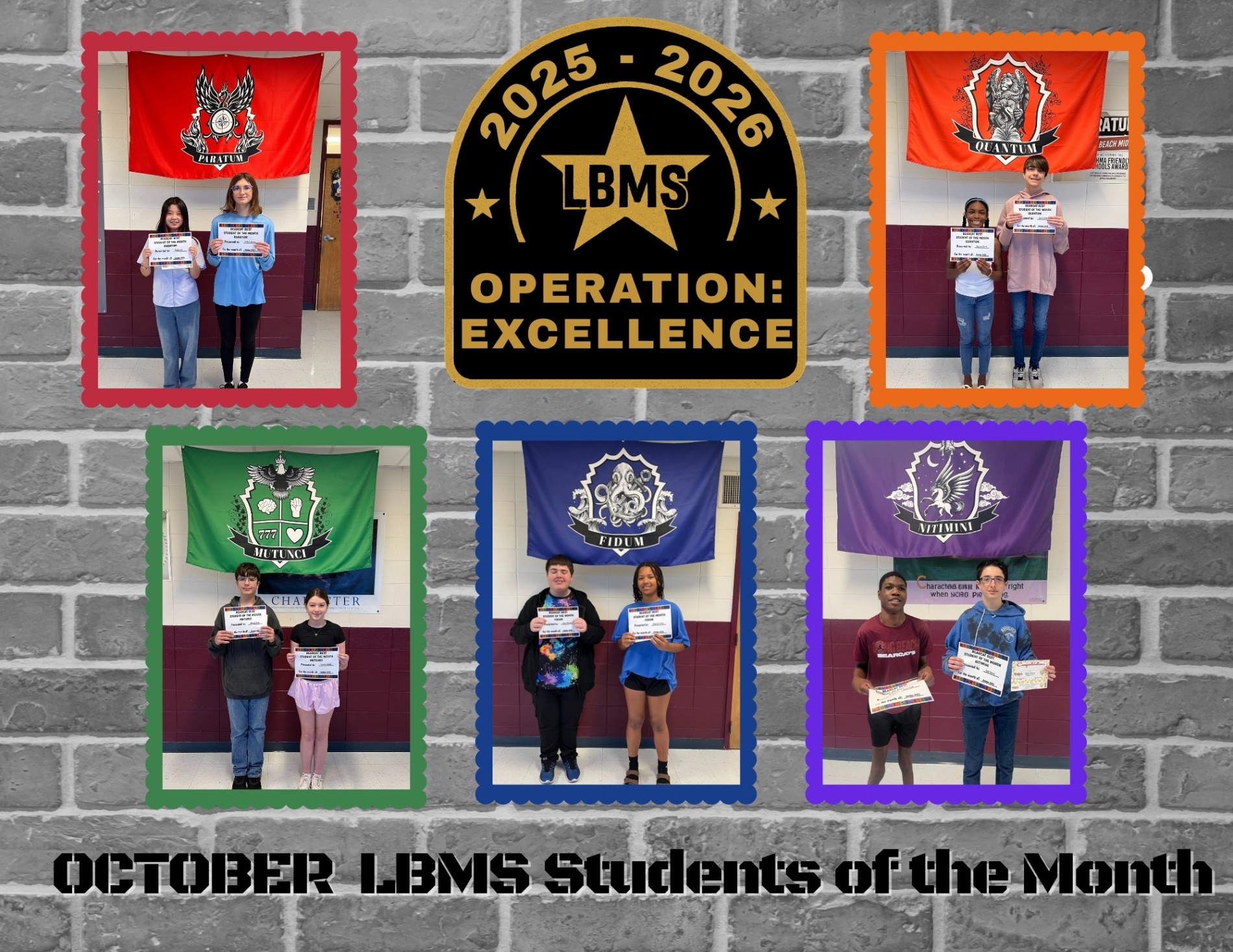 students of the month